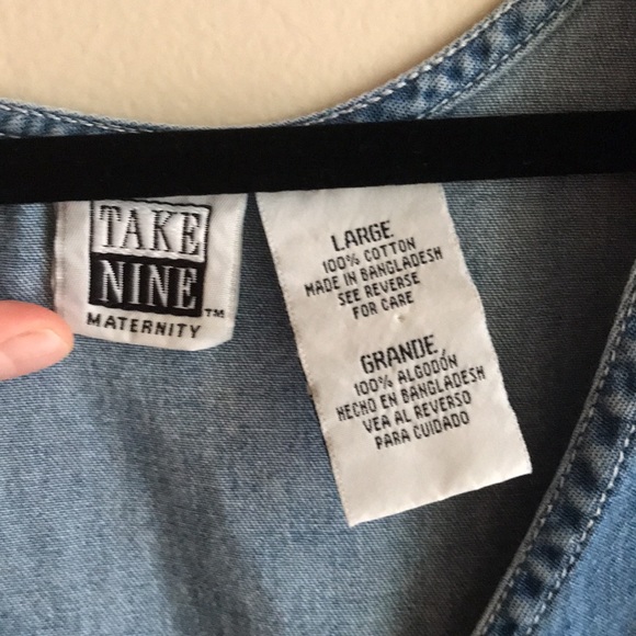 Women’s Vintage Jean Maternity Jumper - Picture 3 of 6